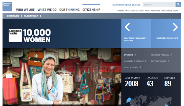 Goldman Sachs 10,000 Women Project